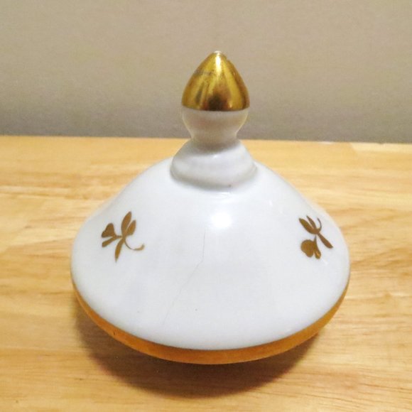 Vintage Birks Teapot 4 Cup Gold Roses White Porcelain Made in France - Picture 11 of 14